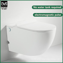 Wall Hung New Electronic Toilet Water Saving Pulse Solenoid Wc Toilet